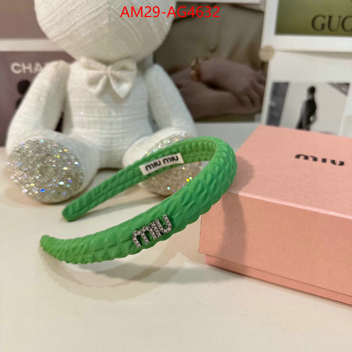 Hair band-MIU MIU how to find replica shop ID: AG4632 $: 29USD