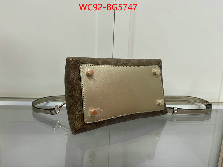 Coach Bags(4A)-Diagonal shop the best high quality ID: BG5747 $: 92USD,