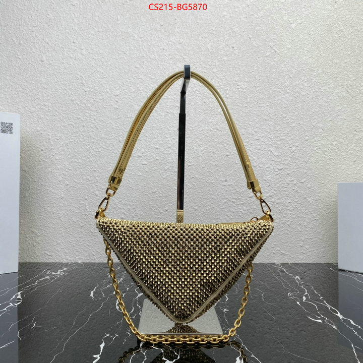 Prada Bags (TOP)-Triangle quality aaaaa replica ID: BG5870 $: 215USD,