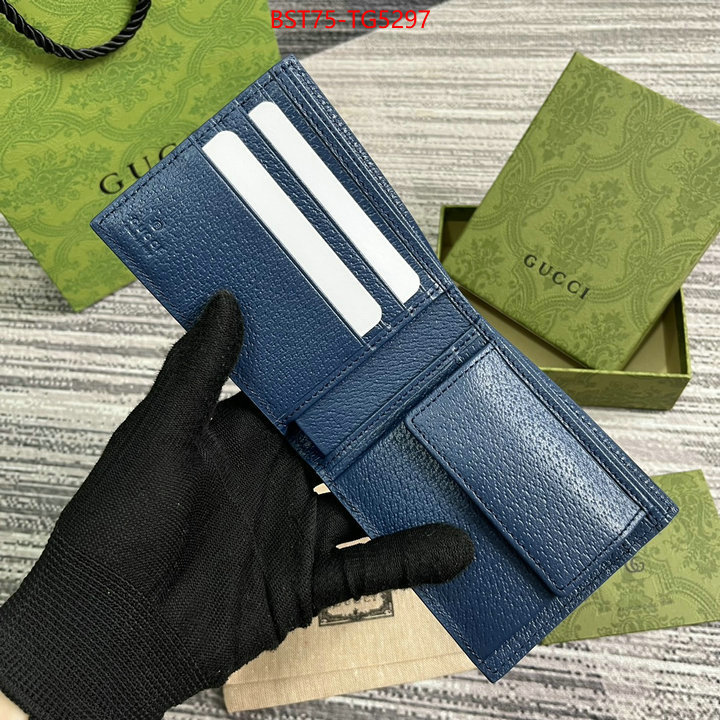 Gucci Bags(TOP)-Wallet- replica designer ID: TG5297 $: 75USD,