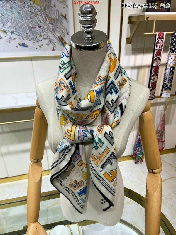 Scarf-Fendi fake designer ID: MG5966 $: 75USD