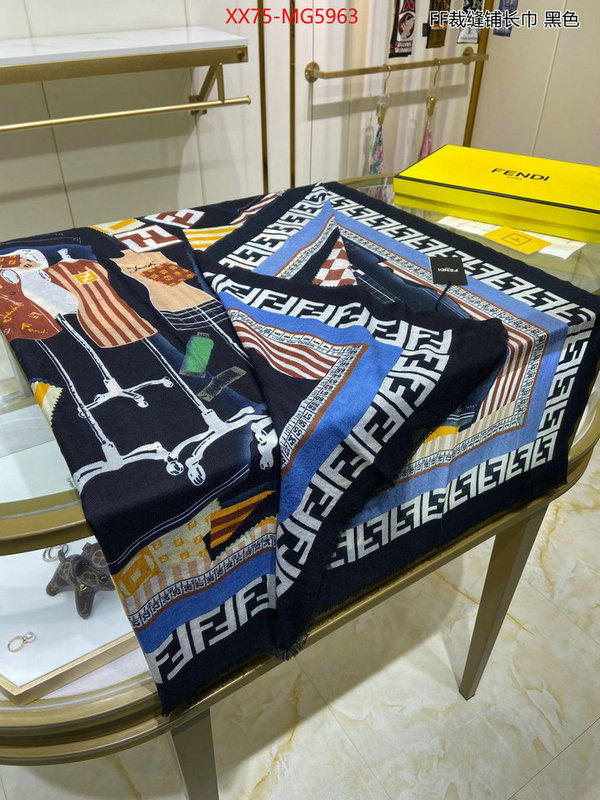 Scarf-Fendi luxury fashion replica designers ID: MG5963 $: 75USD