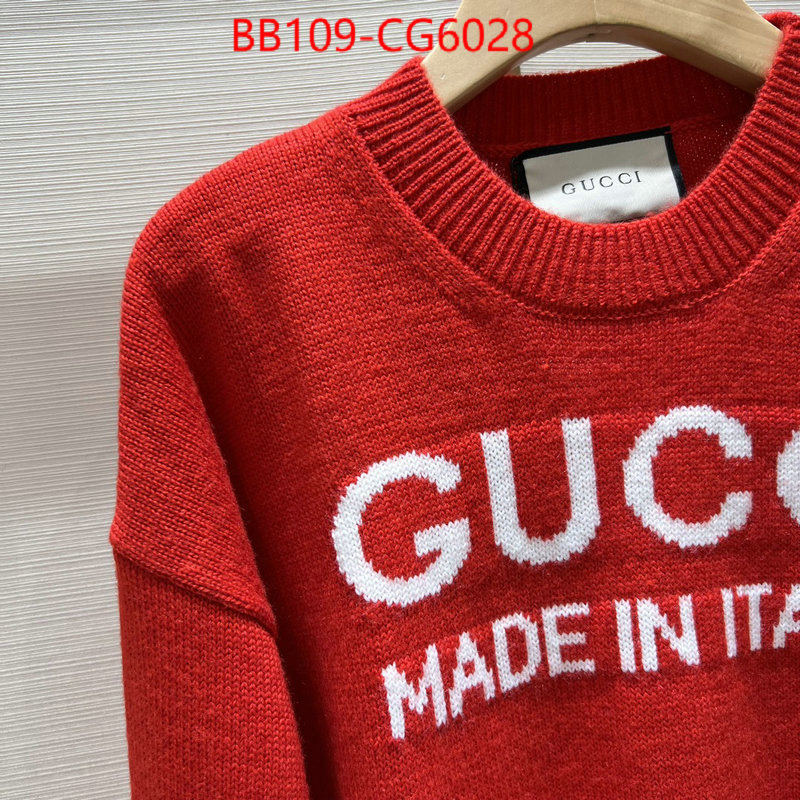 Clothing-Gucci the highest quality fake ID: CG6028 $: 109USD