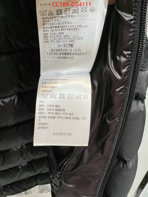 Down jacket Men-Moncler 7 star replica ID: CG4111 $: 189USD