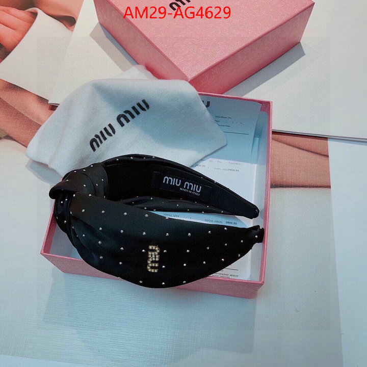 Hair band-MIU MIU quality aaaaa replica ID: AG4629 $: 29USD