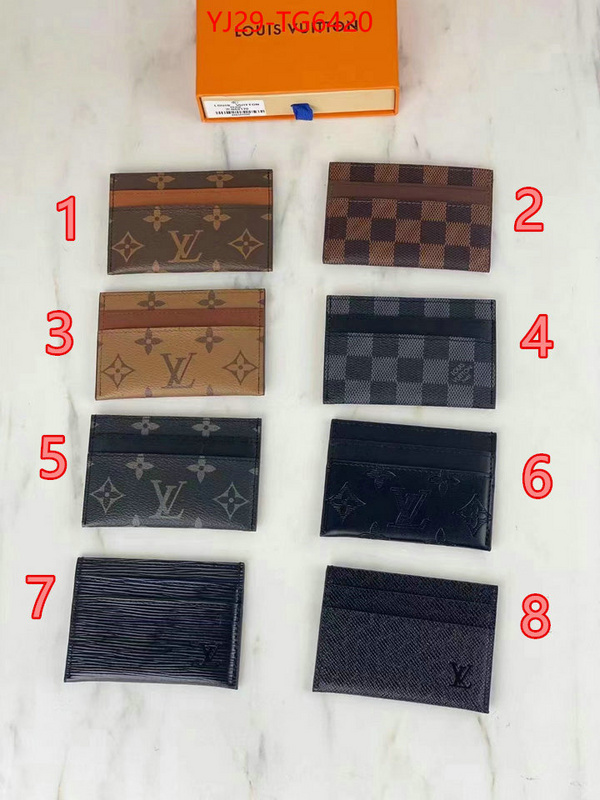 LV Bags(4A)-Wallet where to buy ID: TG6420 $: 29USD,