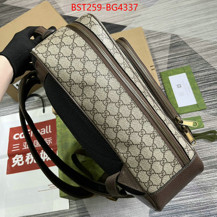 Gucci Bags(TOP)-Backpack- the quality replica ID: BG4337 $: 259USD,