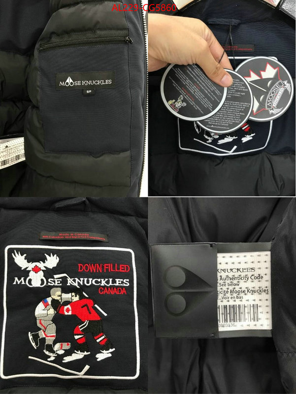 Down jacket Men-Moose Kunckles perfect quality ID: CG5860 $: 229USD