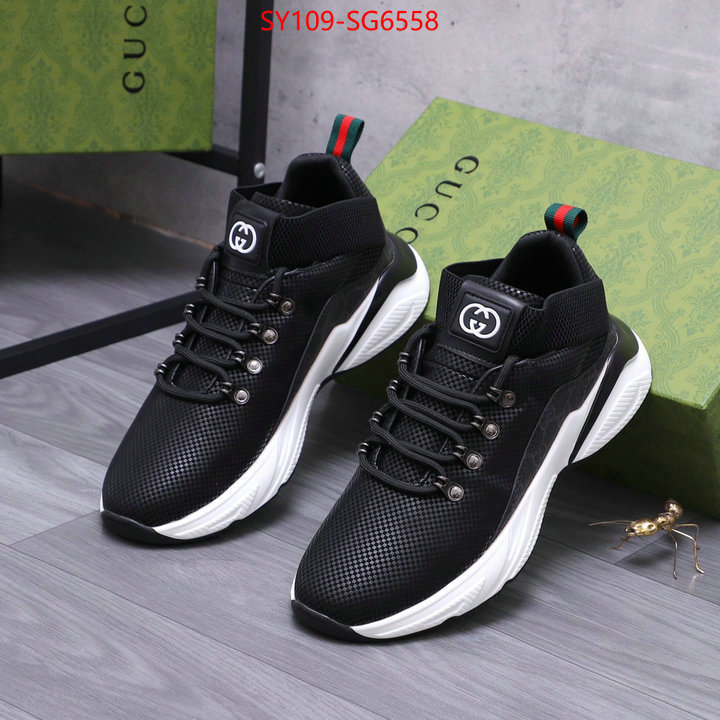 Men Shoes-Gucci luxury fake ID: SG6558 $: 109USD