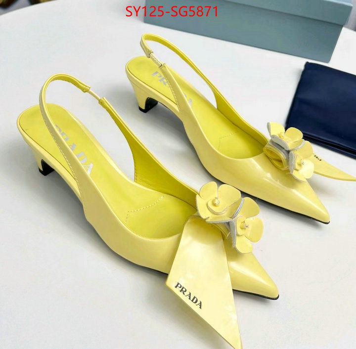 Women Shoes-Prada highest quality replica ID: SG5871 $: 125USD