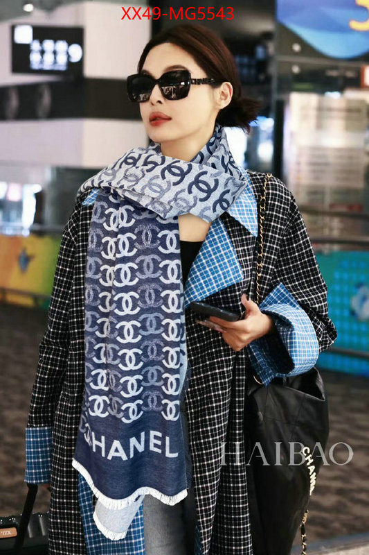 Scarf-Chanel highest product quality ID: MG5543 $: 49USD