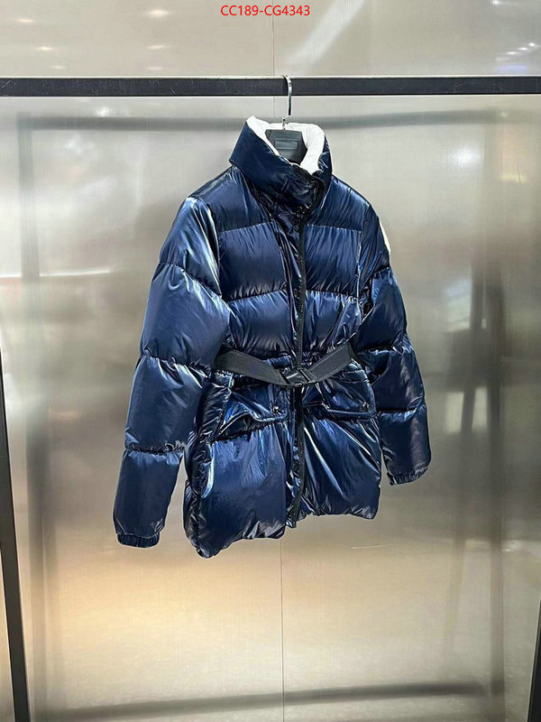 Down jacket Women-Moncler customize best quality replica ID: CG4343 $: 189USD