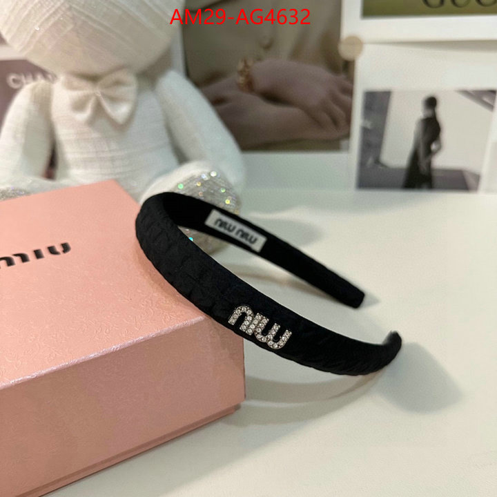 Hair band-MIU MIU how to find replica shop ID: AG4632 $: 29USD