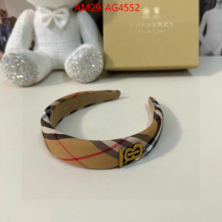 Hair band-Burberry buy luxury 2023 ID: AG4552 $: 29USD