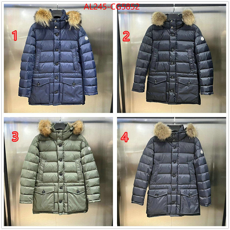 Down jacket Men-Moncler styles & where to buy ID: CG5852 $: 245USD