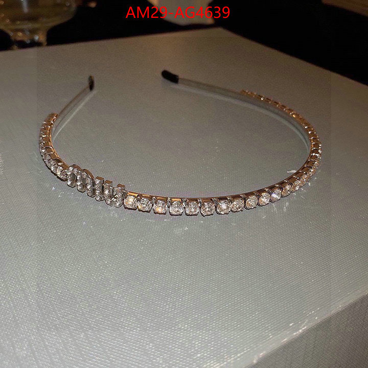 Hair band-MIU MIU first copy ID: AG4639 $: 29USD