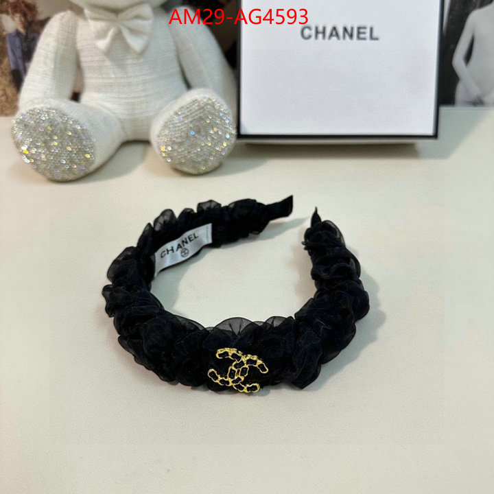 Hair band-Chanel we provide top cheap aaaaa ID: AG4593 $: 29USD