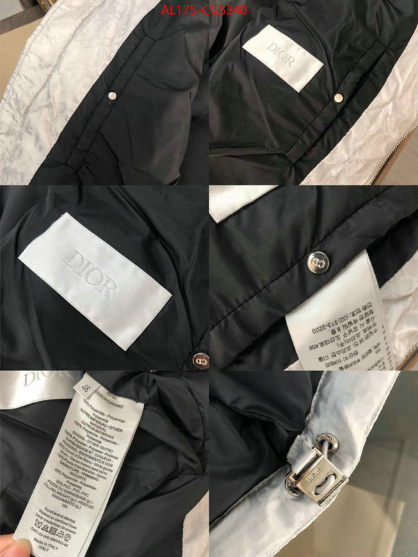 Down jacketMen-Dior wholesale replica ID: CG5340 $: 175USD