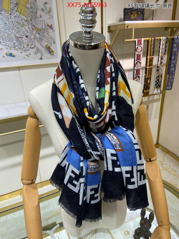 Scarf-Fendi luxury fashion replica designers ID: MG5963 $: 75USD