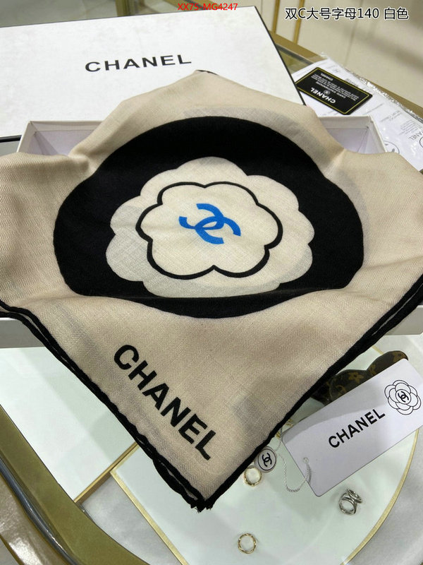 Scarf-Chanel top fake designer ID: MG4247 $: 75USD