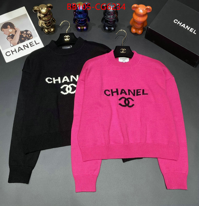 Clothing-Chanel high ID: CG6234 $: 105USD