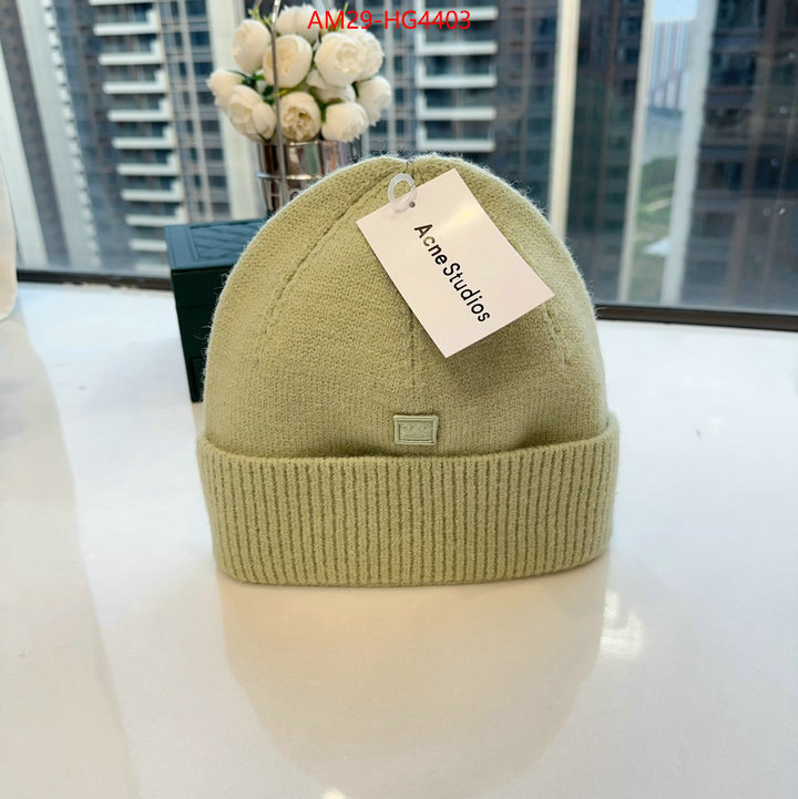 Cap(Hat)-Acne Studios aaaaa+ replica ID: HG4403 $: 29USD