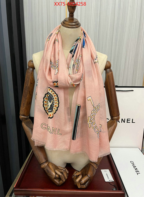 Scarf-Chanel how to buy replcia ID: MG4258 $: 75USD