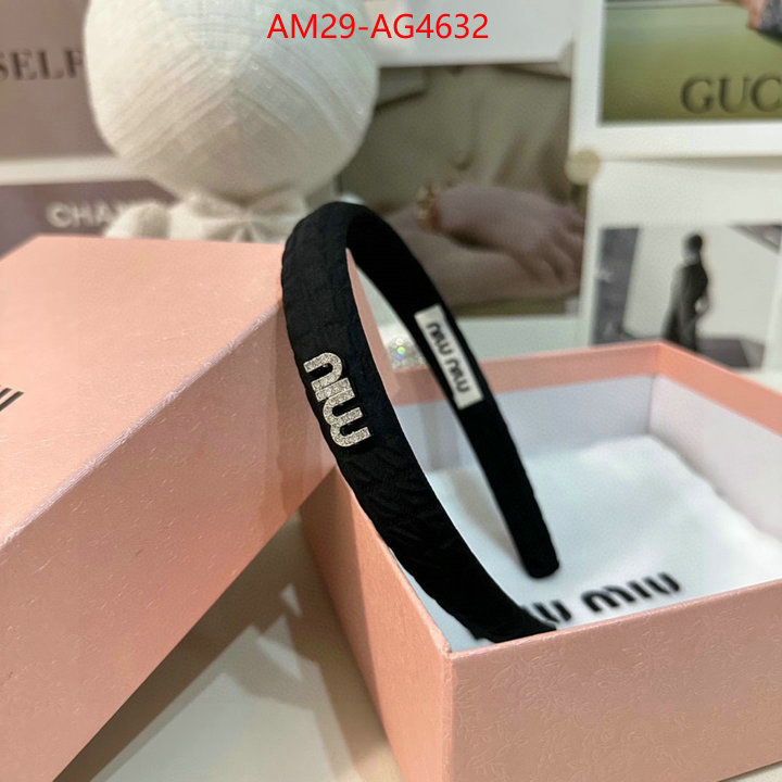 Hair band-MIU MIU how to find replica shop ID: AG4632 $: 29USD