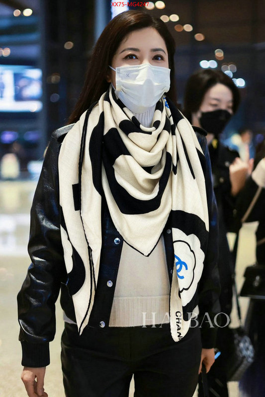 Scarf-Chanel top fake designer ID: MG4247 $: 75USD