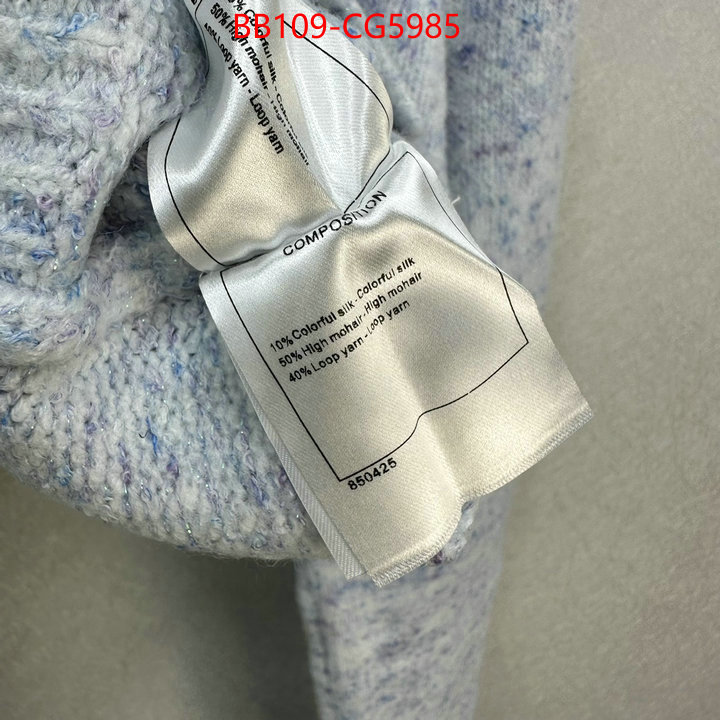 Clothing-Chanel how to find designer replica ID: CG5985 $: 109USD