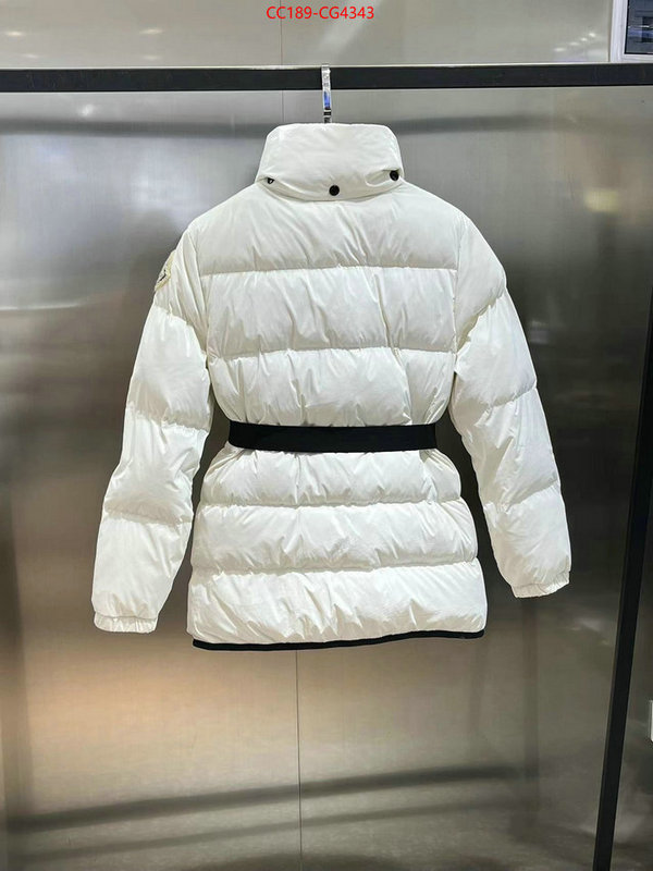 Down jacket Women-Moncler customize best quality replica ID: CG4343 $: 189USD