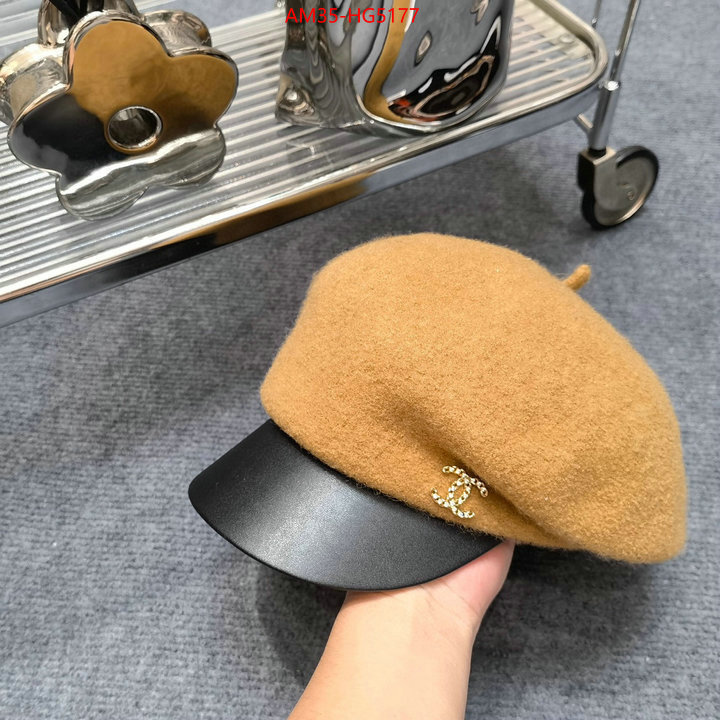 Cap (Hat)-Chanel where can i buy the best quality ID: HG5177 $: 35USD