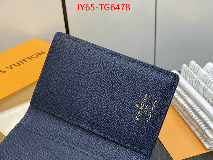 LV Bags(TOP)-Wallet high quality replica ID: TG6478 $: 65USD,