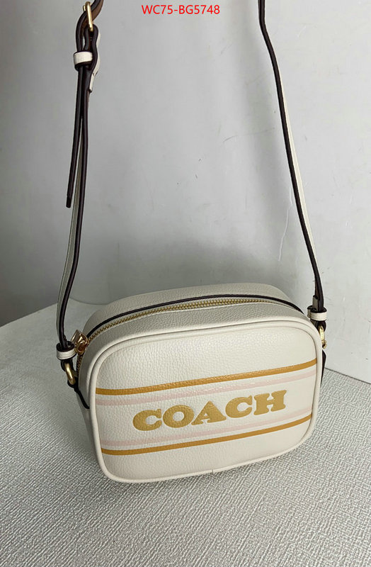 Coach Bags(4A)-Diagonal 2023 perfect replica designer ID: BG5748 $: 75USD,