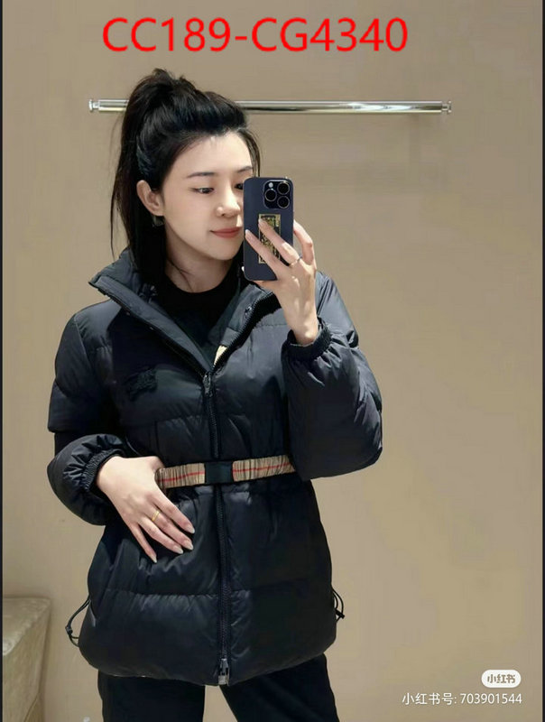 Down jacket Women-Burberry best quality replica ID: CG4340 $: 189USD