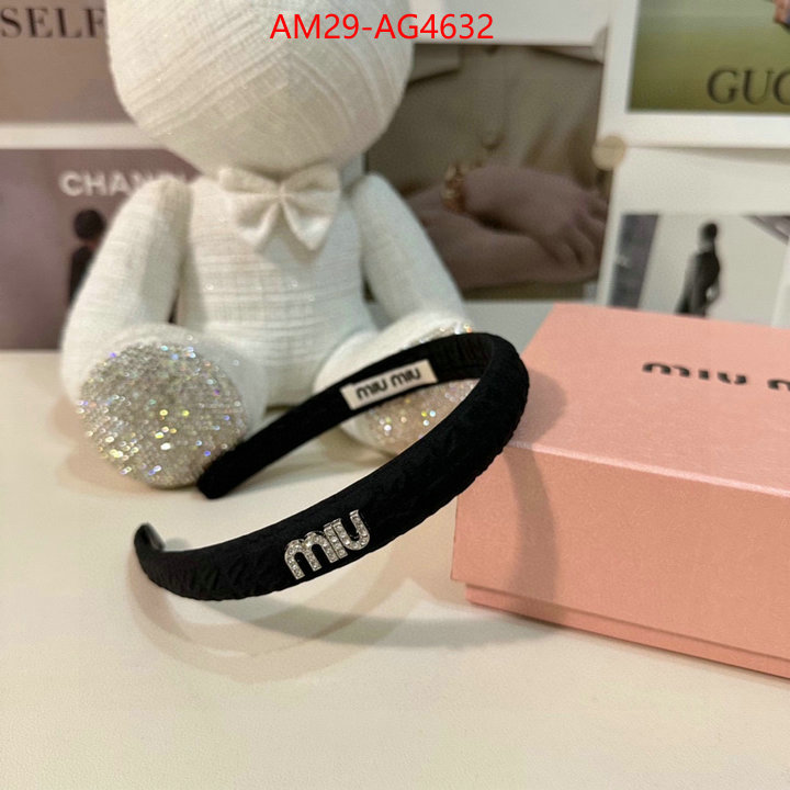 Hair band-MIU MIU how to find replica shop ID: AG4632 $: 29USD