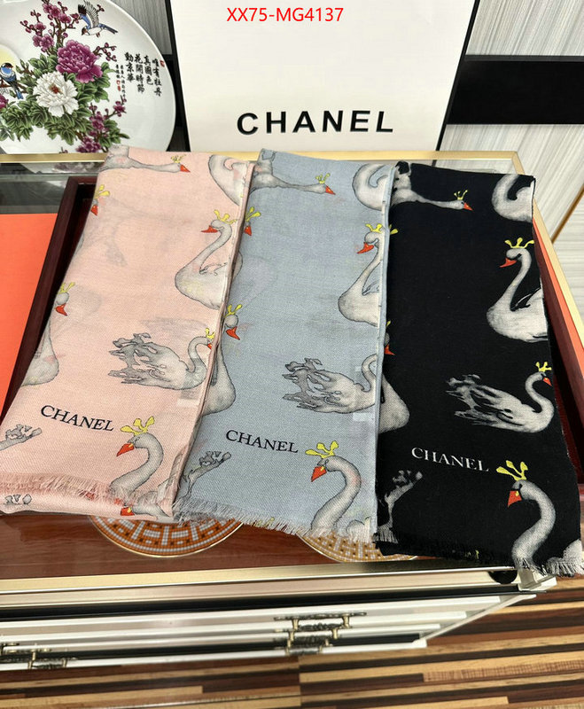 Scarf-Chanel the online shopping ID: MG4137 $: 75USD