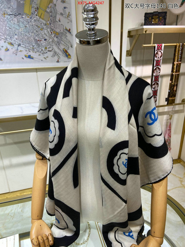 Scarf-Chanel top fake designer ID: MG4247 $: 75USD