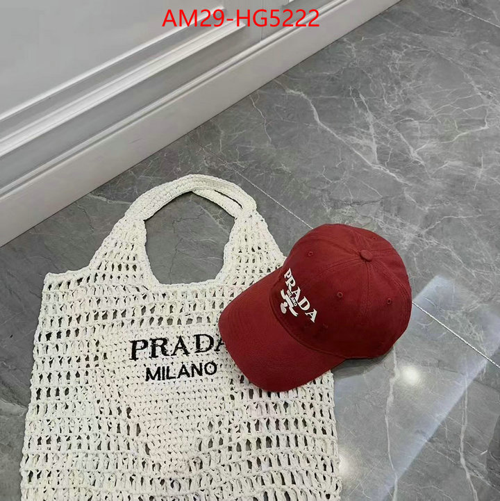 Cap (Hat)-Prada the best quality replica ID: HG5222 $: 29USD