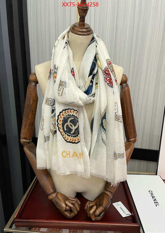 Scarf-Chanel how to buy replcia ID: MG4258 $: 75USD