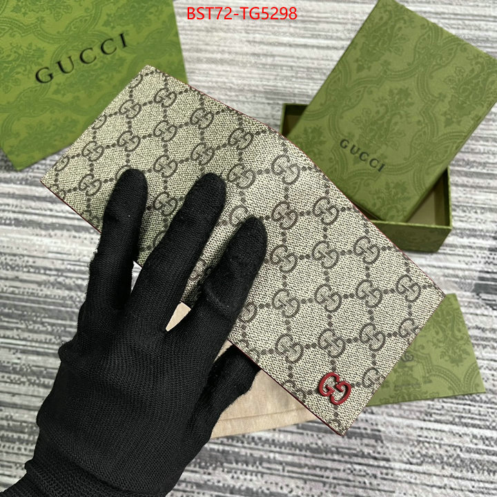 Gucci Bags(TOP)-Wallet- replica aaaaa designer ID: TG5298 $: 72USD,