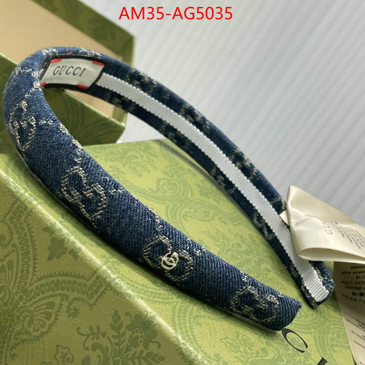 Hair band-Gucci shop designer ID: AG5035 $: 35USD