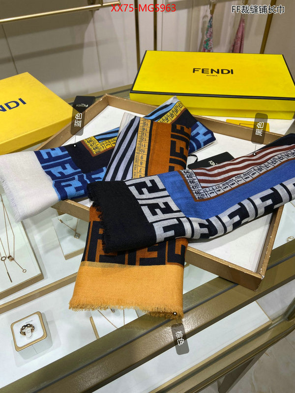 Scarf-Fendi luxury fashion replica designers ID: MG5963 $: 75USD