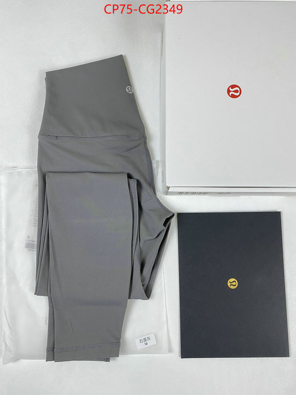 Clothing-Lululemon 2023 perfect replica designer ID: CG2349 $: 75USD