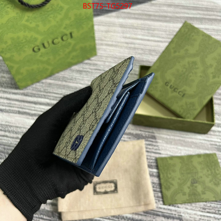 Gucci Bags(TOP)-Wallet- replica designer ID: TG5297 $: 75USD,