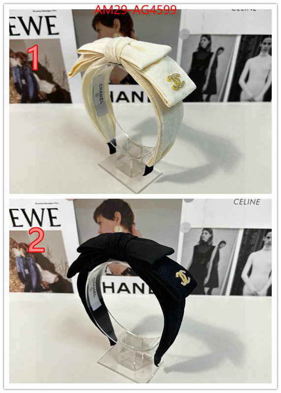 Hair band-Chanel designer 7 star replica ID: AG4599 $: 29USD