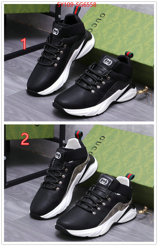 Men Shoes-Gucci luxury fake ID: SG6558 $: 109USD