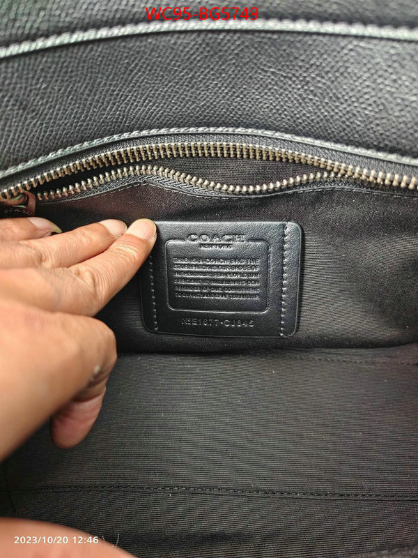 Coach Bags(4A)-Handbag- for sale cheap now ID: BG5749 $: 95USD,