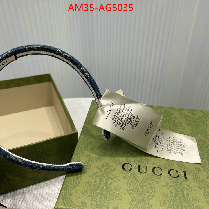 Hair band-Gucci shop designer ID: AG5035 $: 35USD