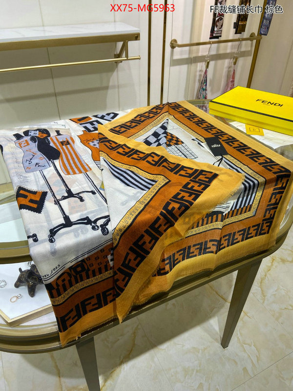 Scarf-Fendi luxury fashion replica designers ID: MG5963 $: 75USD